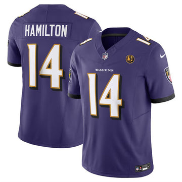 Kyle Hamilton Baltimore Ravens purple FUSE jersey