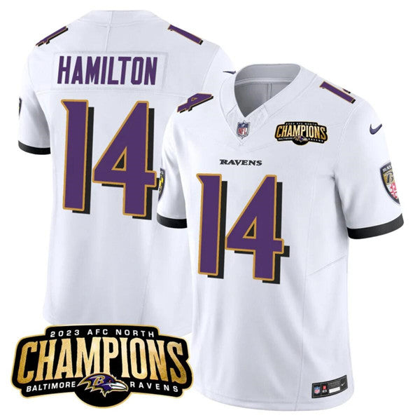 Kyle Hamilton Baltimore Ravens white FUSE jersey