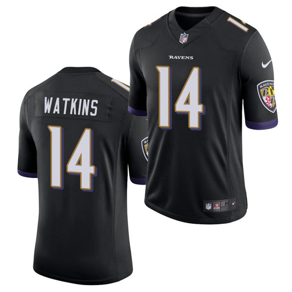 Baltimore Ravens #14 Sammy Watkins Black Jersey