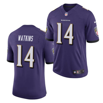 Baltimore Ravens #14 Sammy Watkins Purple Jersey