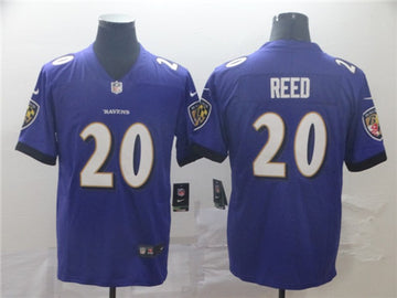 Baltimore Ravens #20 Ed Reed Purple Jersey