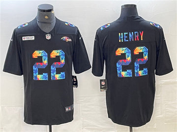 Derrick Henry Baltimore Ravens black jersey