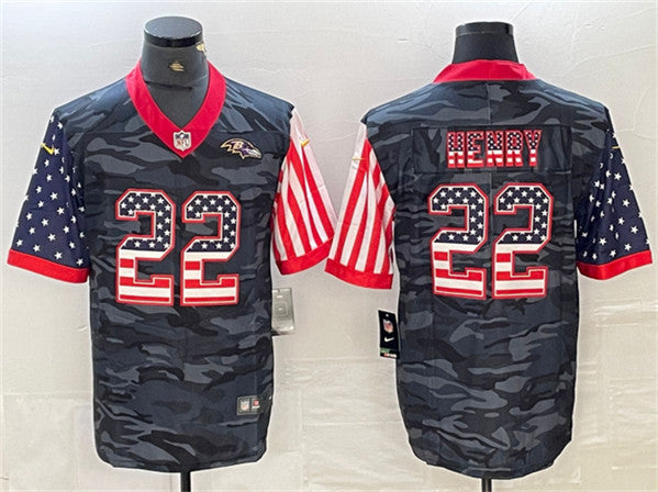 Derrick Henry Baltimore Ravens camo Camo jersey