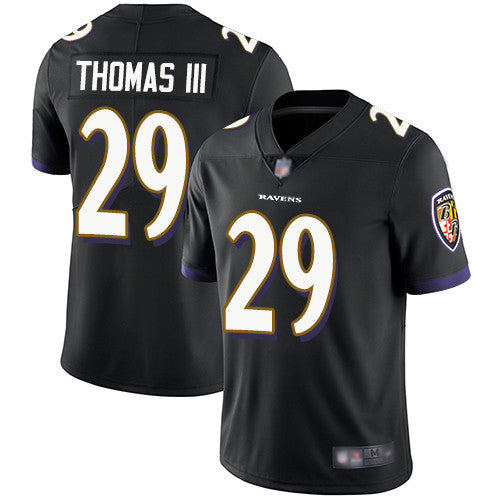 Baltimore Ravens #29 29 Earl Thomas III Black Jersey
