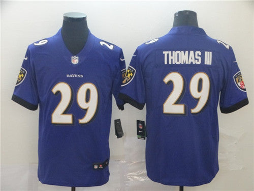 Baltimore Ravens #29 Earl Thomas III Purple Jersey