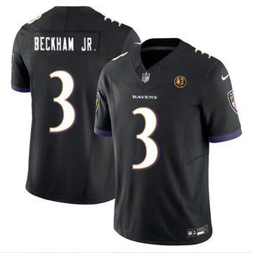 Odell Beckham Jr Baltimore Ravens black FUSE jersey