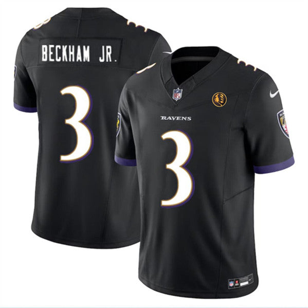Odell Beckham Jr Baltimore Ravens black FUSE jersey