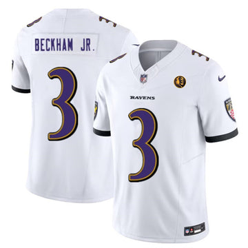 Odell Beckham Jr Baltimore Ravens white FUSE jersey