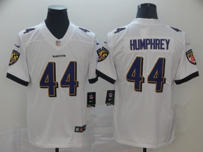 Baltimore Ravens #44 Marlon Humphrey White Jersey
