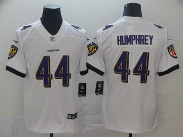 Baltimore Ravens #44 Marlon Humphrey White Jersey