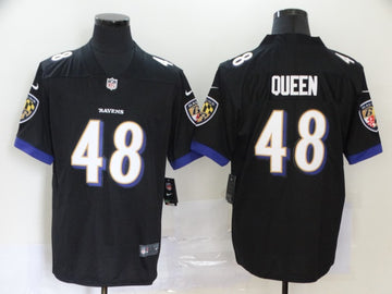 Baltimore Ravens #48 Patrick Queen Black Jersey