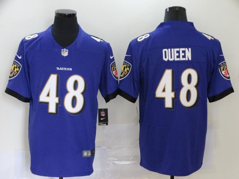 Baltimore Ravens #48 Patrick Queen Purple Jersey