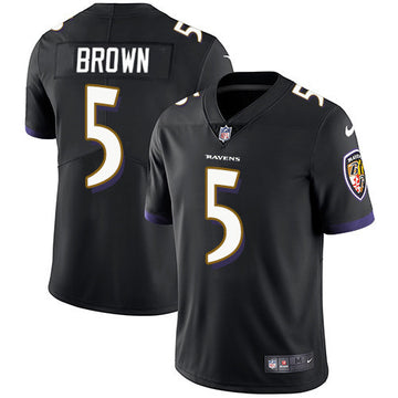 Marquise Brown Baltimore Ravens black jersey