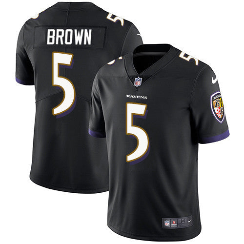 Marquise Brown Baltimore Ravens black jersey