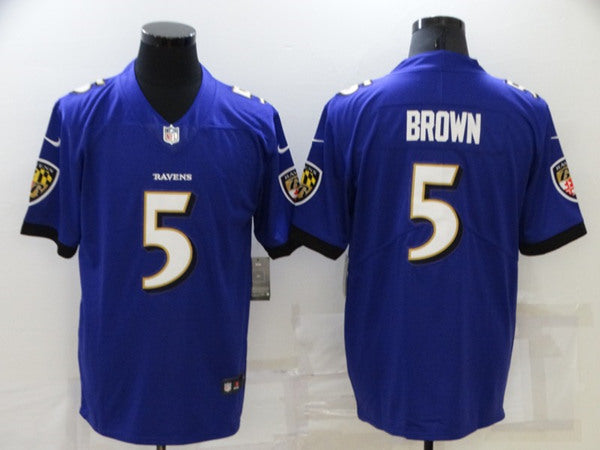 Marquise Brown Baltimore Ravens purple jersey