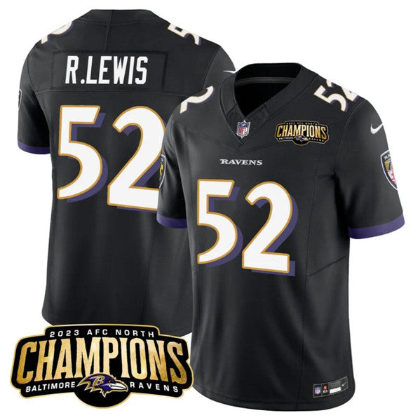 Ray Lewis Baltimore Ravens black FUSE jersey