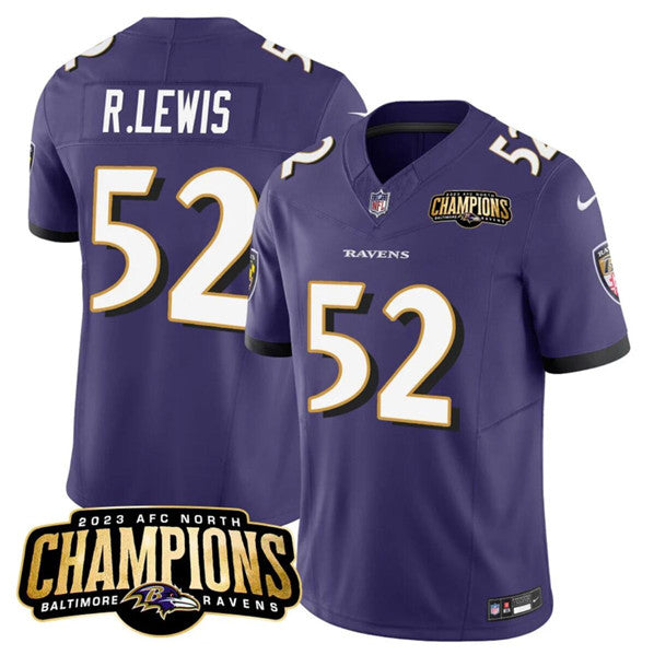 Ray Lewis Baltimore Ravens purple FUSE jersey