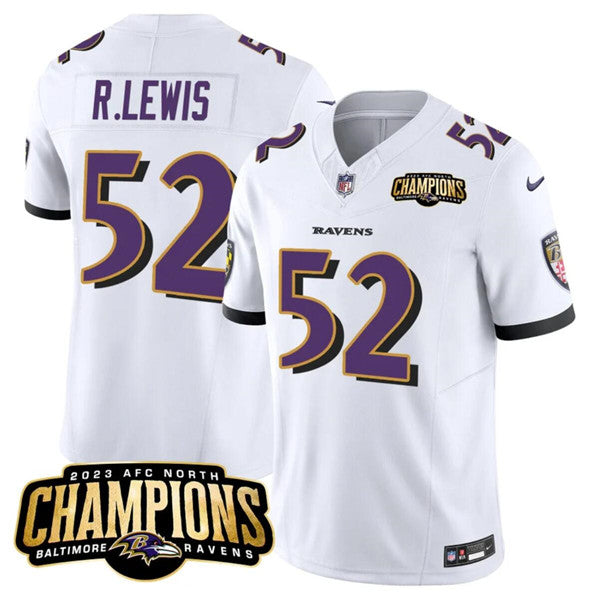 Ray Lewis Baltimore Ravens white FUSE jersey