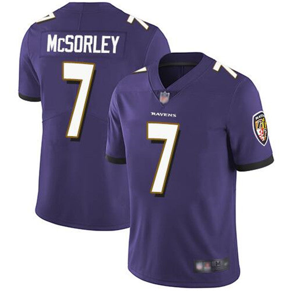 Baltimore Ravens #7 Trace McSorley Purple Jersey