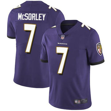 Baltimore Ravens #7 Trace McSorley Purple Jersey