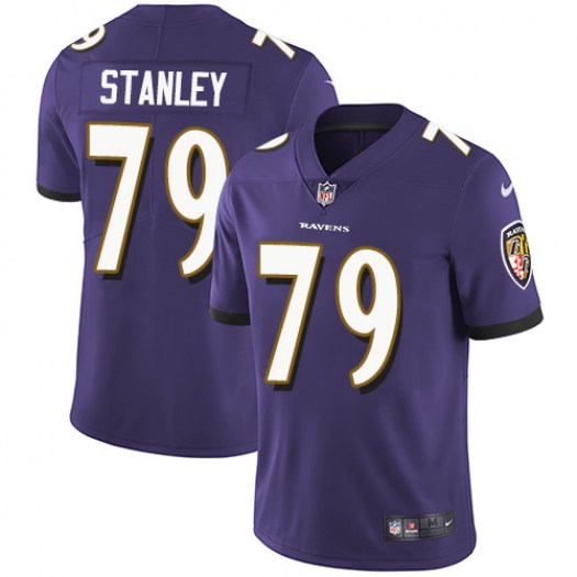 Baltimore Ravens #79 Ronnie Stanley Purple Jersey