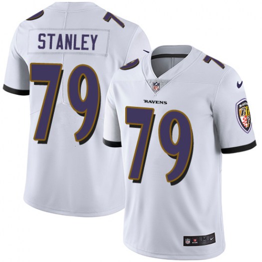 Baltimore Ravens #79 Ronnie Stanley White Jersey
