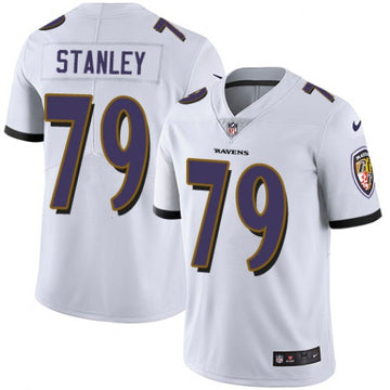 Baltimore Ravens #79 Ronnie Stanley White Jersey