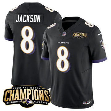 Lamar Jackson Baltimore Ravens black FUSE jersey
