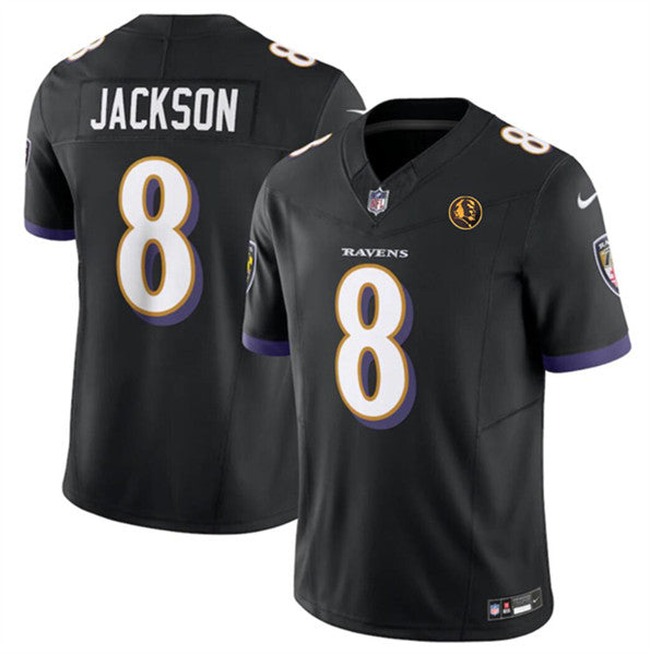 Lamar Jackson Baltimore Ravens black FUSE jersey
