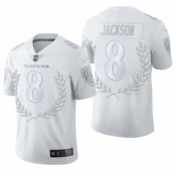 Lamar Jackson Baltimore Ravens platinum Platinum jersey