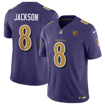 Lamar Jackson Baltimore Ravens purple Color Rush jersey