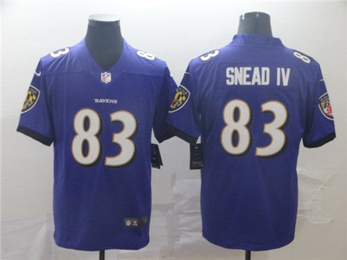 Snead IV Baltimore Ravens purple jersey