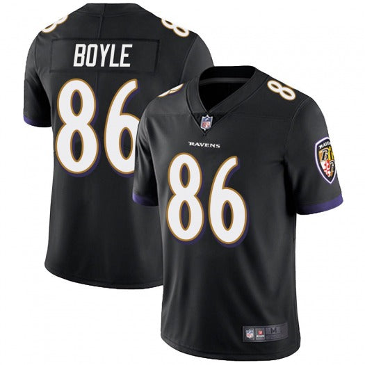 Baltimore Ravens #86 Nick Boyle Black Jersey