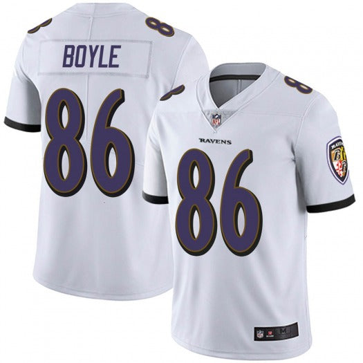 Baltimore Ravens #86 Nick Boyle White Jersey