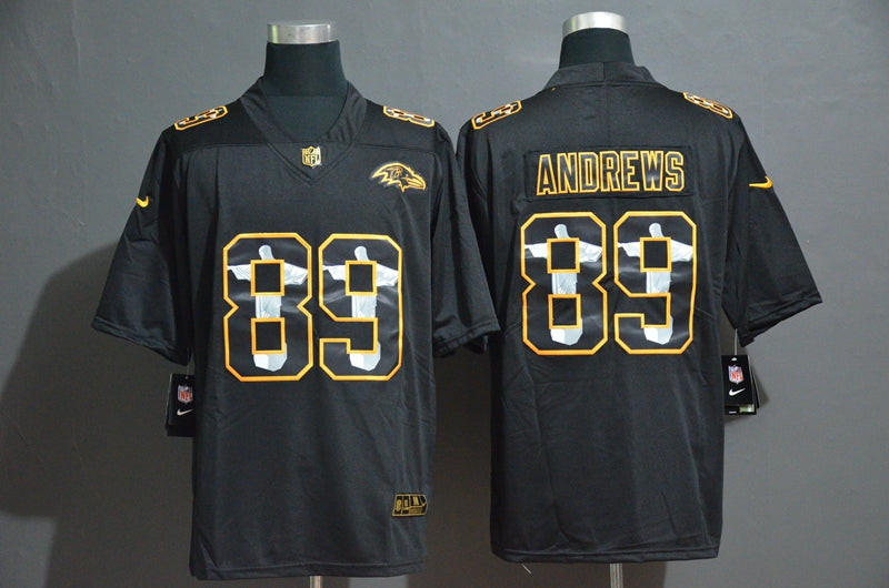 Baltimore Ravens #89 Mark Andrews Black Jesus Faith Edition Jersey