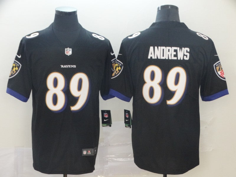 Baltimore Ravens #89 Mark Andrews Black Jersey