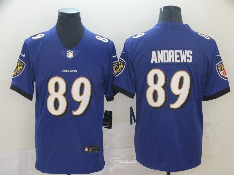 Baltimore Ravens #89 Mark Andrews Blue Jersey