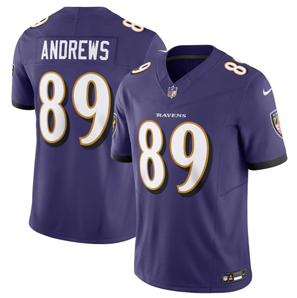 Baltimore Ravens #89 Mark Andrews Purple 2023 FUSE Jersey