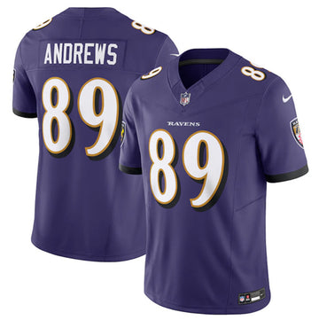 Baltimore Ravens #89 Mark Andrews Purple 2023 FUSE Jersey