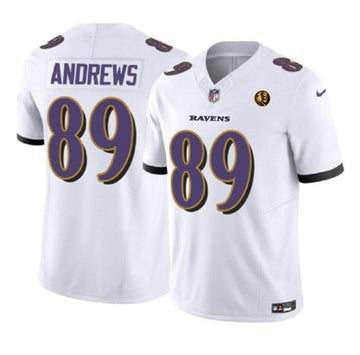 Mark Andrews Baltimore Ravens white FUSE jersey