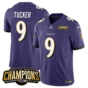 Justin Tucker Baltimore Ravens purple FUSE jersey