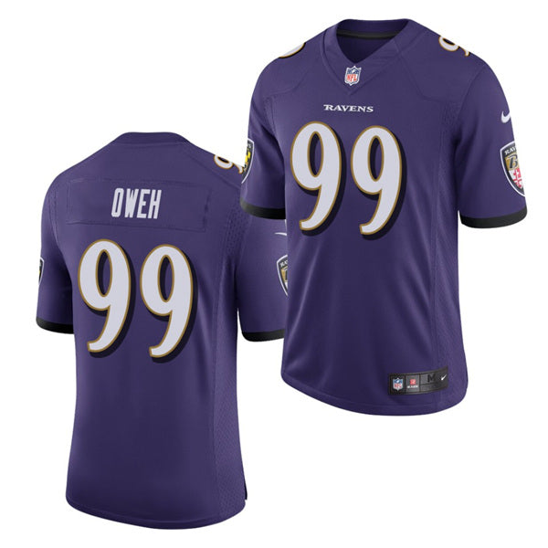 Baltimore Ravens #99 Jayson Oweh Purple 2021 Jersey