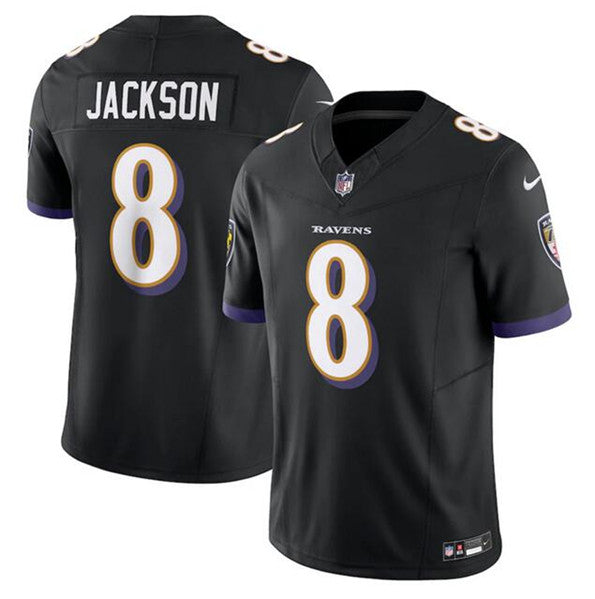 Custom Baltimore Ravens black FUSE jersey