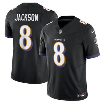 Custom Baltimore Ravens black FUSE jersey