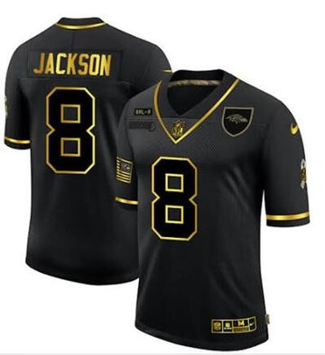 Custom Baltimore Ravens black jersey