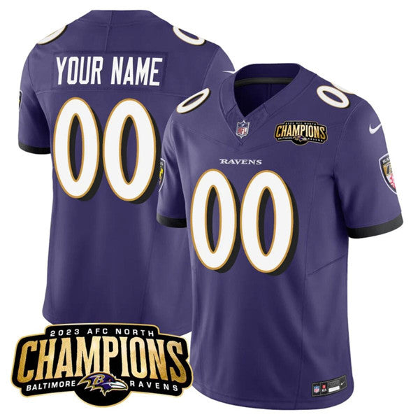 Custom Baltimore Ravens purple FUSE jersey