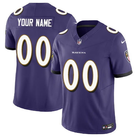 Baltimore Ravens Custom Purple 2023 FUSE Alternate Jersey