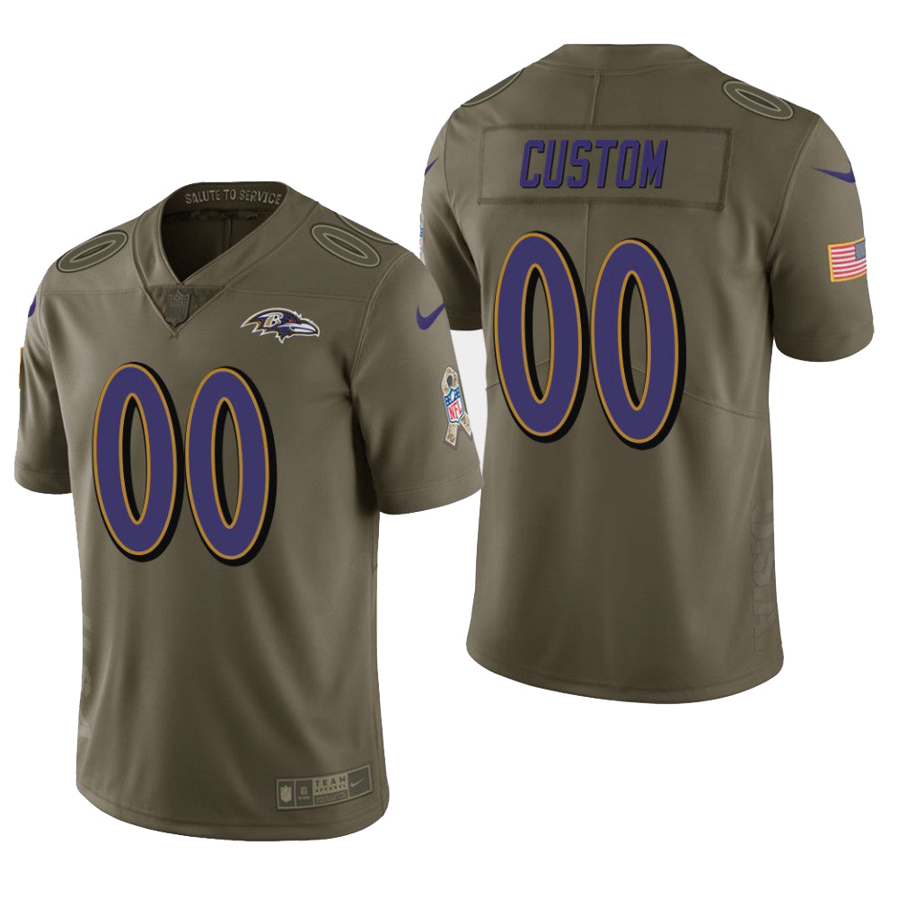 Baltimore Ravens Customized Salute To Service Jersey