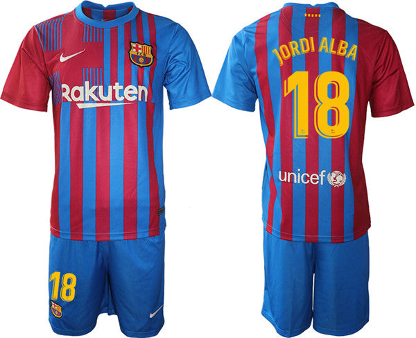 Jordi Alba Barcelona Home jersey