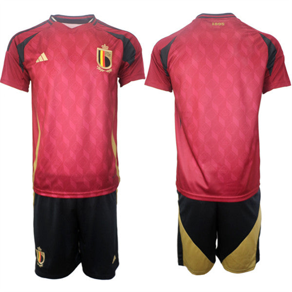 UEFA Euro Belgium National Team red Home jersey
